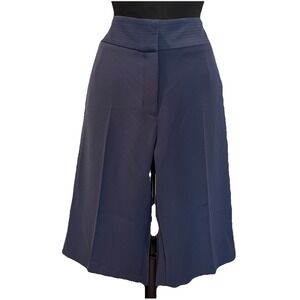 NEW Joseph Ribkoff Bermuda Shorts Women's Size 14 Navy Blue‎ Stretch Vacation